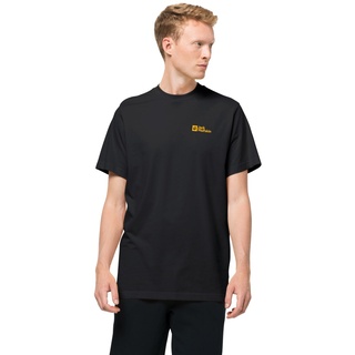 Jack Wolfskin Essential T-Shirt Men Herren T-shirt aus Bio-Baumwolle XL schwarz black