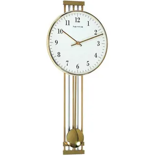 Hermle Wanduhr Pendeluhr Messingoptik Funkwerk - Hermle