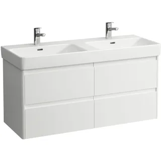 Laufen Waschtischunterschrank 4 Auszüge 116,8 x 51,5 x 44,6 cm Weiß Matt