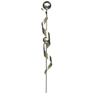deluke Gartenstecker BASEL 140 x 13 x 13 cm Silber