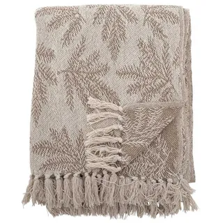 Bloomingville Gabriela Plaid 130 x 160 cm Braun/Beige
