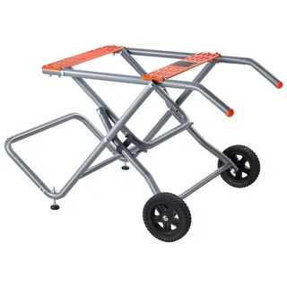 Vevor Tischkreissägenständer, 158 kg Tragkraft, rollender, faltbares Untergestell mit 8 Zoll Gummirädern, einfache Lagerung, universell für die meisten Marken von Tischkreissägen, 1100x760x620 mm