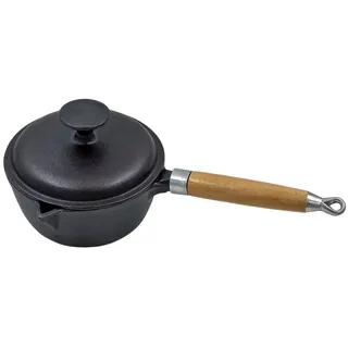 Onshop24.eu Dutch Oven 19 x 9 cm Gusseisen schwarz