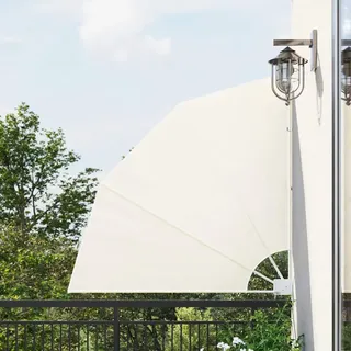 Faltbarer Balkonfächer Creme 140√ó140 Cm