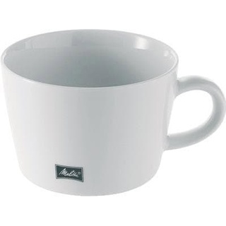 Melitta, Tasse, Milchkaffee-Tasse "M-Cups", weiß, 0,45 l aus Porzellan, Höhe: 72 mm, mit Henkel
