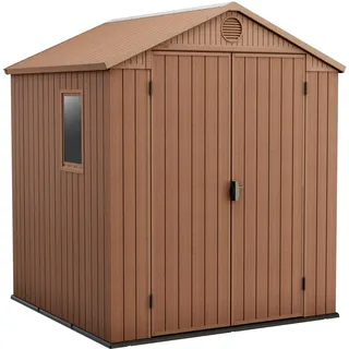 KETER Gerätehaus Darwin 2 x 2 m Braun