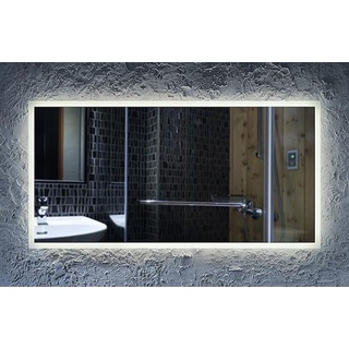 MySpiegel.de Badspiegel Beleuchtet nach Maß LED Allround Wandspiegel Lichtspiegel 120 cm x 80 cm