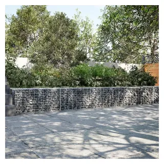 vidaXL Gabione mit Deckel 600 x 50 x 50 cm