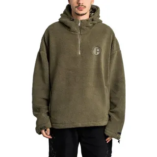 PEGADOR Kapuzenpullover Pegador Fall Teddy Halfzip Hoodie grün M