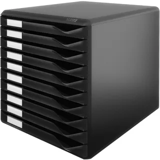 Leitz Schubladenbox 28,5 x 35,5 x 29,0 cm 10-tlg. schwarz