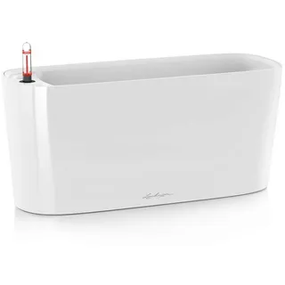 LECHUZA Delta 20 Komplettset 40 x 15 x 18 cm weiß hochglanz