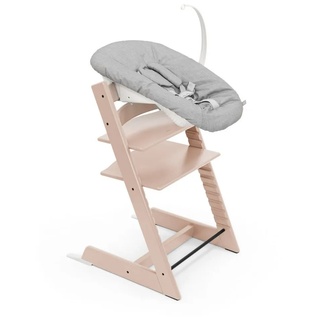 Stokke Hochstuhl Bundle mit Tripp Trapp Kinderhochstuhl und Newborn Set rosa