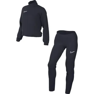 Nike Damen Trainingsanzug W Nk Dry Acd Trk Suit, Obsidian/White, FD4120-451, M