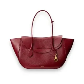 Polo Ralph Lauren für Damen. 428P14298002 Große kastanienbraune Polo Blaze Schultertasche (OSFA), Klassisch, Leder