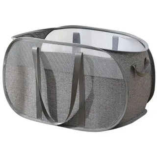 luxuskollektion Pop Up Wäschekorb Faltbar 75l Mit Griffen, Aufbewahrungskorb Für Kinderzimmer, Camping, Reisen