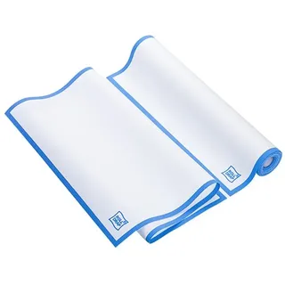 MONOUSO - Weisses Küchenhandtuch mit Blauem Rand 40x64 cm P64cm (200 Stück)