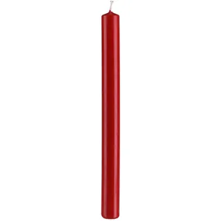 Stabkerzen Rot 25 x 3 cm, Inhalt 12 Stück