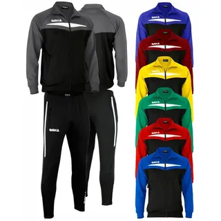 OMKA Trainingsanzug OK200K, OMKA Trainingsanzug Sportanzug Jogginganzug Freizeitanzug grau M