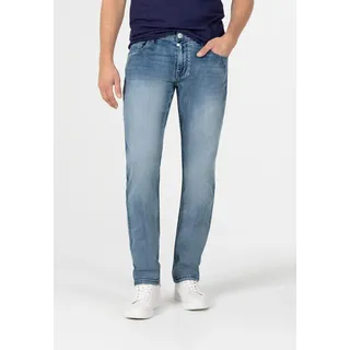 Slim-fit-Jeans TIMEZONE "Slim EduardoTZ" Gr. 33, Länge 36, blau Herren Jeans Slim Fit