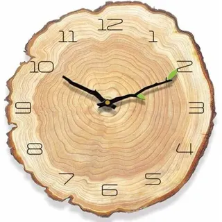 Vintage-wanduhr Aus Holz, Antike Wanduhr Ohne Ticken, Vintage-wanduhr Im Landhausstil, Geräuschlose Shabby-chic-wanduhr Für Kleine Wohnzimmer