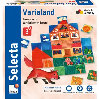 Selecta Spielzeug Legespiel Varialand (Deutsch, Englisch, Französisch, Italienisch, 1 Spieler)
