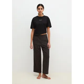 Marc O'Polo Pyjama Gepunktet Schwarz XL