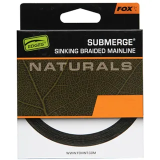 Fox International Fox Submerge Naturals Braid 0,30mm / 24,9kg 55lb 300m Geflochtene Karpfenschnur