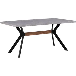 Beliani Benson 160 x 75 x 90 cm grau/schwarz