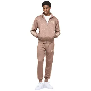 TapouT Jogginganzug Trainingsanzug Tapout Niland (Set, 2-tlg), Bestehend aus Hose und Jacke braun XXL