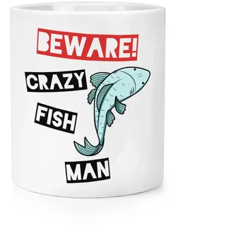 Beware Verrückte Fisch Mann Makeup Pinsel Bleistift Topf - Lustig Tiere