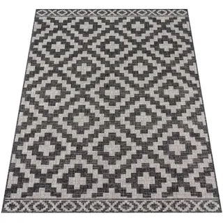 KADIMA DESIGN Kurzflorteppich 160 x 220 cm Grau