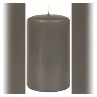 Kopschitz Kerzen Kerzen Stumpenkerzen Grau, 200 x 40 mm, 10 Stück