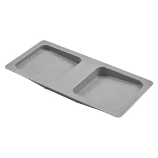 HAILO 1069619 Deckel für Inneneimer 12 Liter des Abfalltrennsystems XXL / Verschlussdeckel - hellgrau Allegro 3612-50