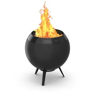 höfats MOON 45 Feuerschale mit niedrigem Fuß All Black
