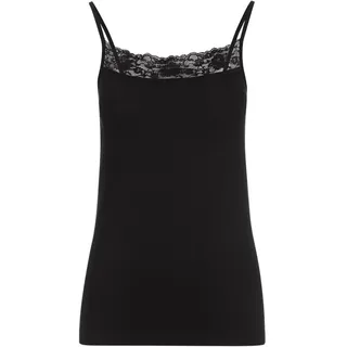 Trigema Damen 534401_008_m Camisole, Schwarz, M EU - M