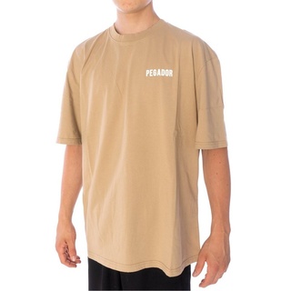 Pegador T-Shirt Pefgador Verity Oversized T-Shirt Herren (1-tlg) braun