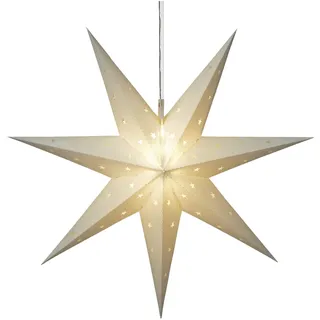 Star Trading LED Weihnachtsstern 3D Kunststoff Ø 60 cm batteriebetrieben weiß