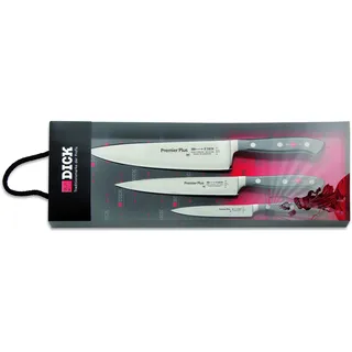 Friedr. Dick Premier Plus Messerset 3-tlg. 12 cm/21 cm/18 cm Schwarz