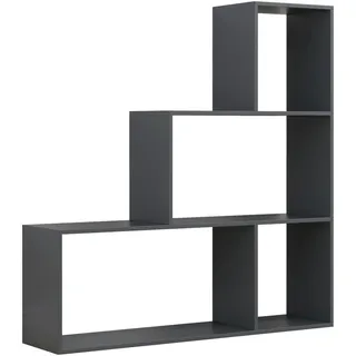 VCM Dubila Raumteiler 117 x 29 x 123 cm Anthrazit