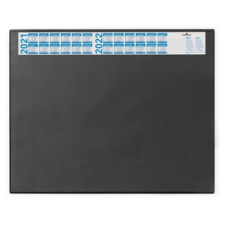 DURABLE Handgelenkstütze DURABLE Schreibunterlage Vollsichtpl/Kalender 65x52cm schw schwarz