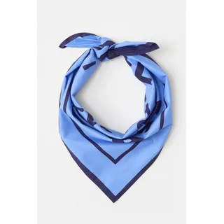 CLOSED Ledergürtel Bandana blau