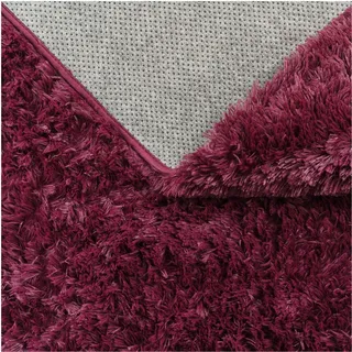 TT Home Hochflorteppich 160 x 220 cm Lila