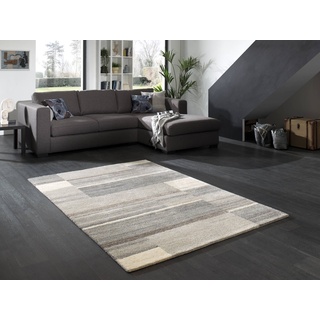 Nepal Teppich Natur. Living Star 120x180cm Mischgewebe Grau, Beige Grau / 120 x 180 cm