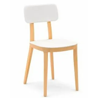 2er-Set Infiniti Stuhl Porta Venezia Holz Weiß