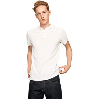 Pepe Jeans Herren Poloshirt VINCENT N Regular Fit Weiß 800 S