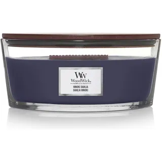 Woodwick Hinoki Dahlia Duftkerze 453,6 g lila