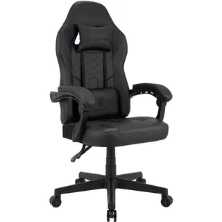 CLP Racing Bürostuhl Collins Kunstleder Schwarz