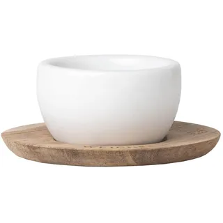 Eierbecher WEICHEI (LBH 7x7x3 cm) - weiß - LBH 7x7x3 cm