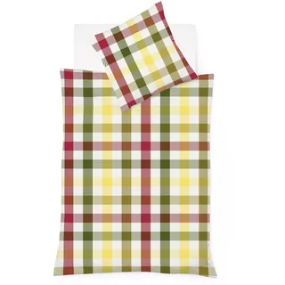 FLEURESSE Lech 3742 kariert Flanell multicolor 155 x 200 cm + 2 x 80 x 80 cm