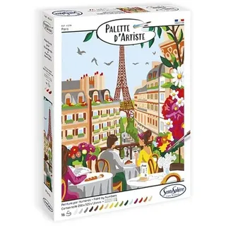 Sentosphère Malen nach Zahlen Paris 1 St. Karton
